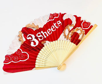promotional folding paper fan