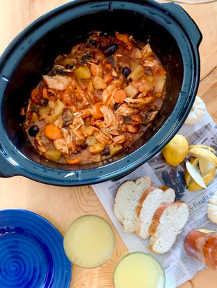 Crock Pot Chicken Cacciatore with Potatoes