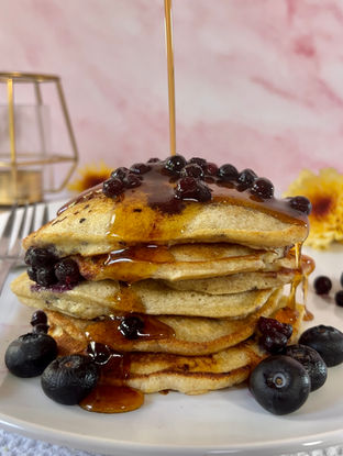 Lemon Lavender Buckwheat Pancakes