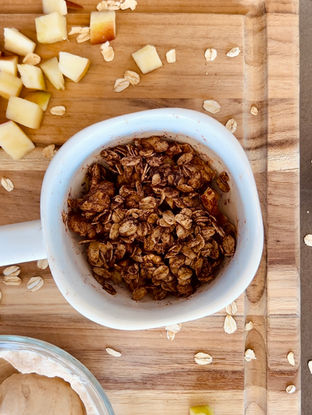 5 Minute Apple Crumble [Single Serving]