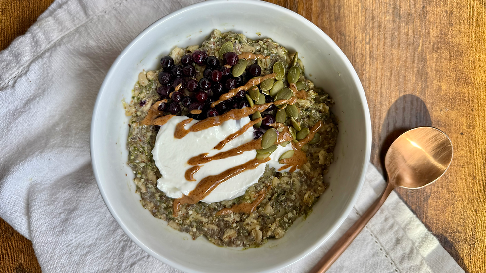Healthy Snickers Overnight Oats Cycle Syncing