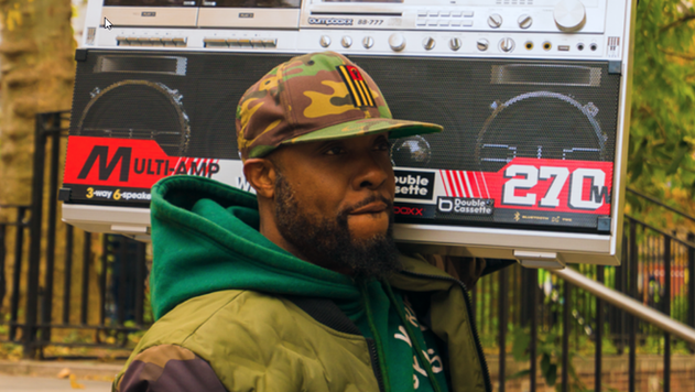 Bumpboxx BB 777 modern 270W retro boombox with cassette deck and Bluetooth in Founder's Edition colorway