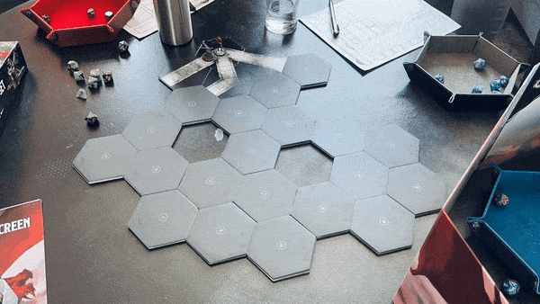 Realm Brew magnetic tiles for D&D battle map building