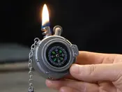 Polar Lighter on Kickstarter durable lighter with compass