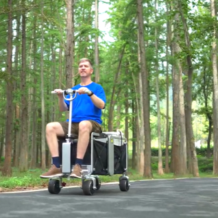 Kago AI ridable e-wagon outdoor pickup vehicle