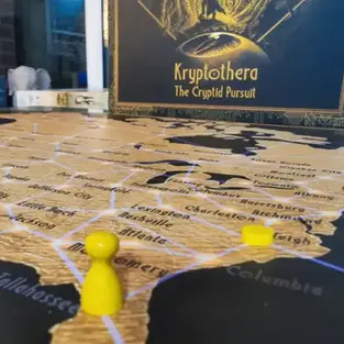 Kryptothera board game blends cryptids, Art Deco, and deep strategy