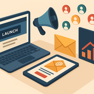 Kickstarter prelaunch landing page and email funnel process