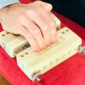 FingerFlex hangboard on Kickstarter spring-powered finger trainer