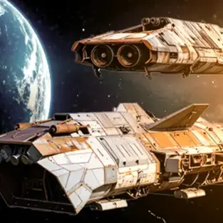 MTV Modular Trading Vessels offer gritty, customizable sci-fi ships