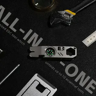 SwitchDisc Titanium Pocket Tool: The Essential Modular 10-in-1 EDC
