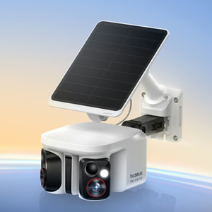 Baseus X1 Pro Security Camera featuring 360° dual rotation and sleek modern design