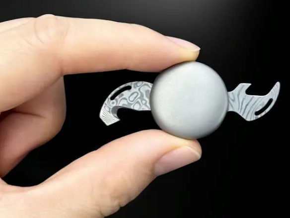 Coinax EDC Tool on Kickstarter: Titanium and Damascus Steel in a Coin-Sized Carry Format