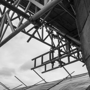 Construction scaffolding for capital works