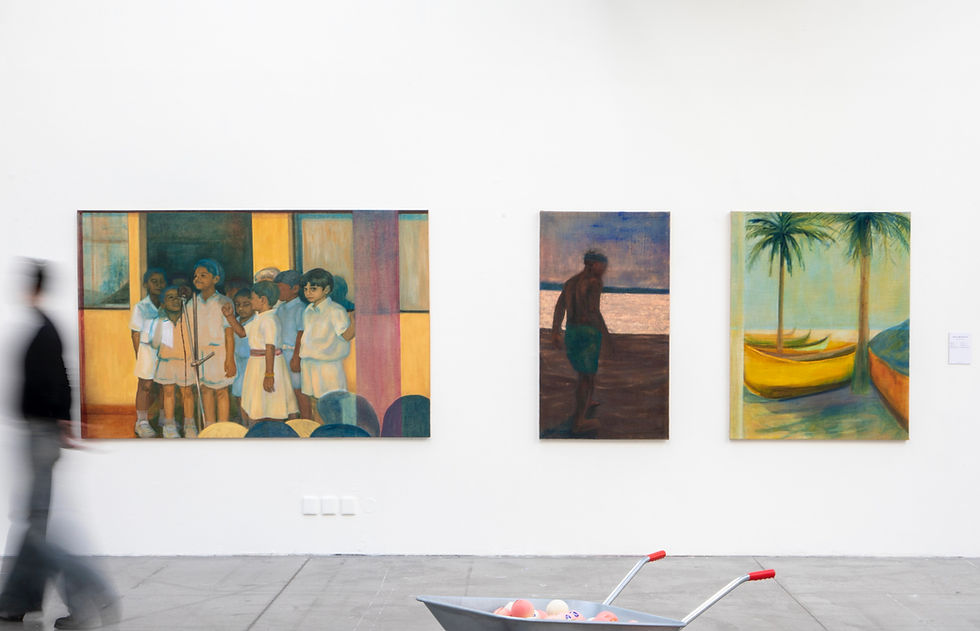 Aaron Bergstrand in the 2026 Konstfack Spring Degree Exhibition, photo: Sara Rad