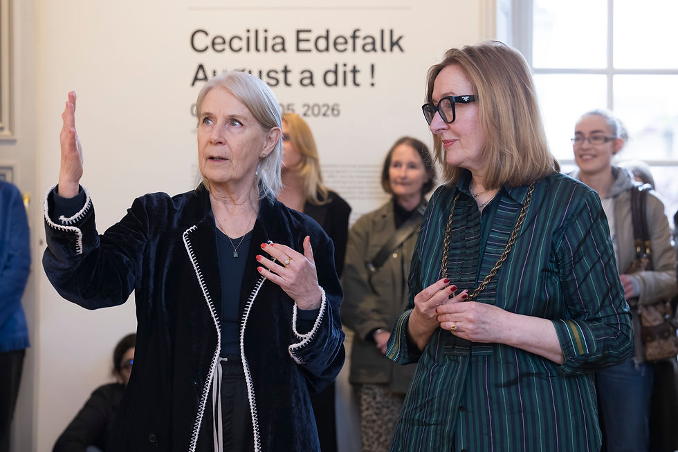 Cecilia Edefalk, August a dit, Institut suédois, Paris. Photo: Voyez-vous (Florent Dillon)