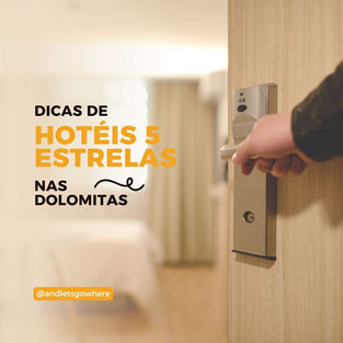 Os melhores hotéis 5 estrelas nas Dolomitas