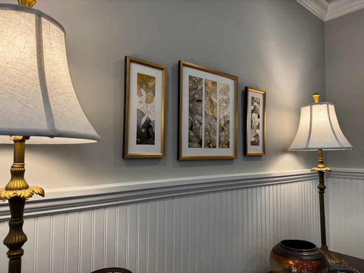 ORIGINAL SILK ART BY CARRIE WRIGHT