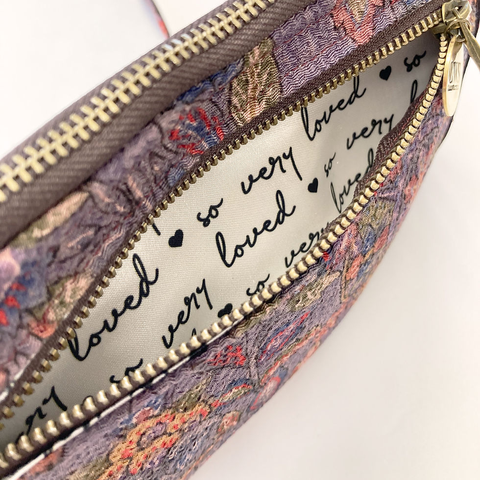Thumbnail: Plum Floral Sling
