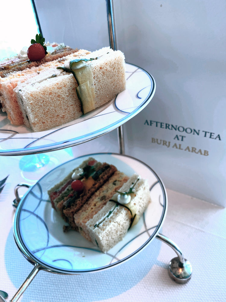 Have afternoon tea at the stunning Burj Al Arab Skyview Bar and