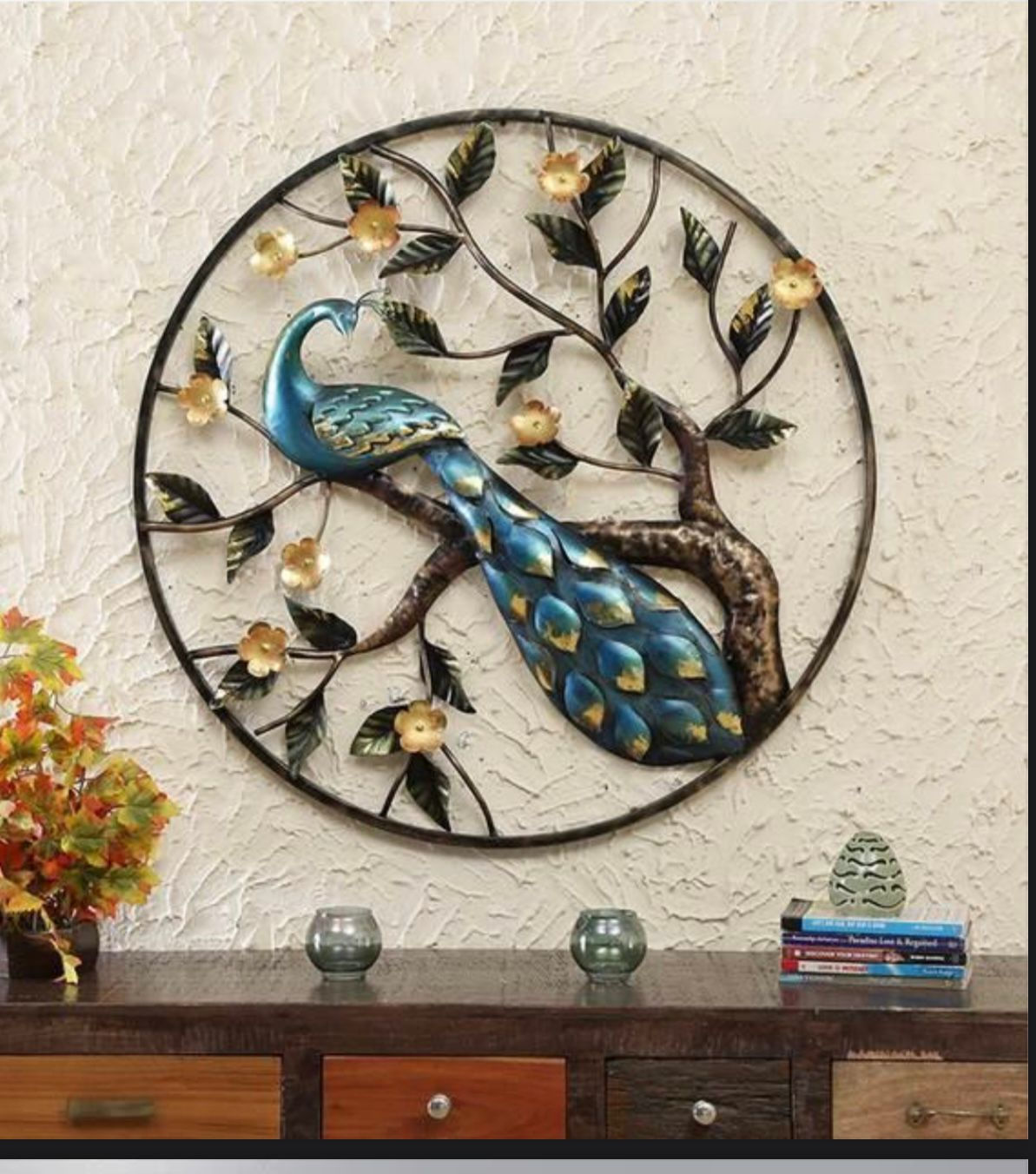 Peacock Wall Decor