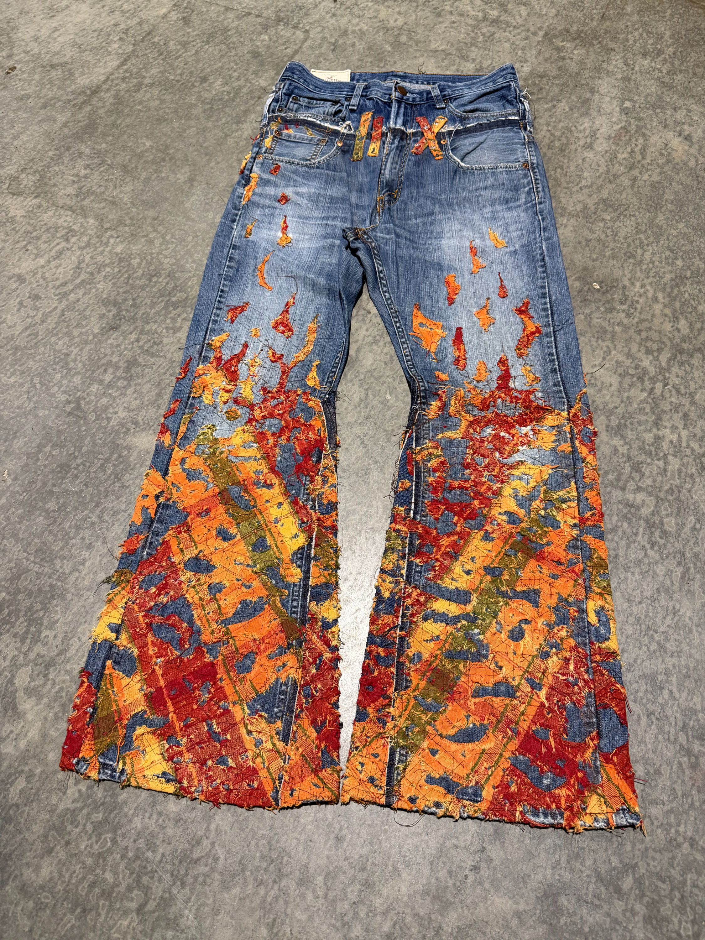 'Infected Denim' Jeans