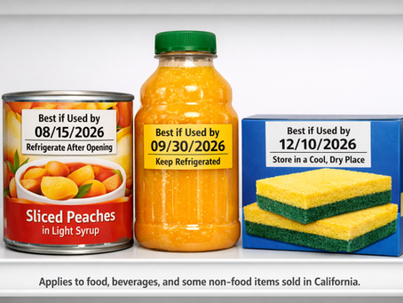Example of 'Best if Used by' label on food packaging