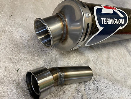 db-killer Motorrad Lautstärke Eigenbau Edelstahl