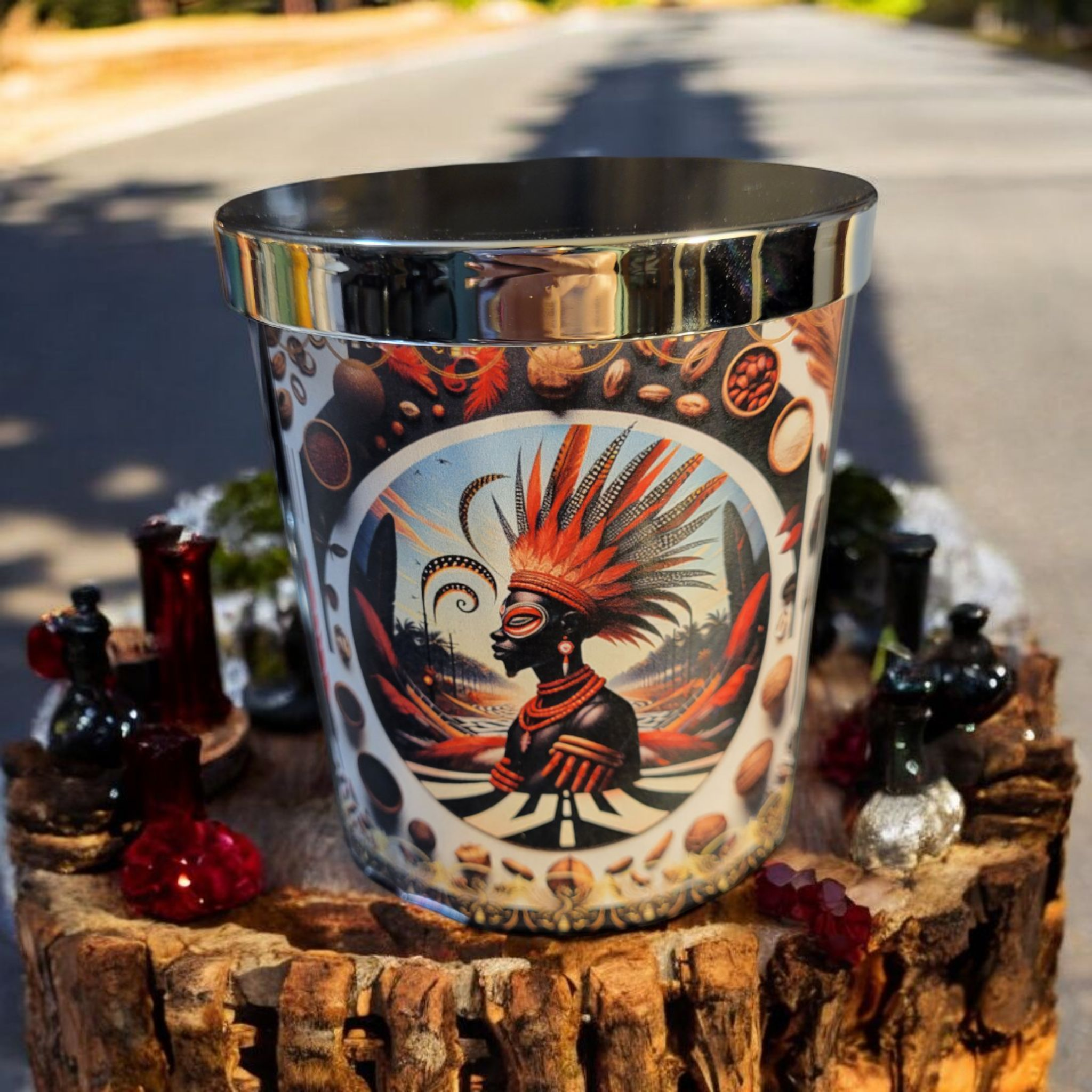 Eshu Luxury Candle (Pre-Order) - Trickster, Communicator, and Gatekeeper