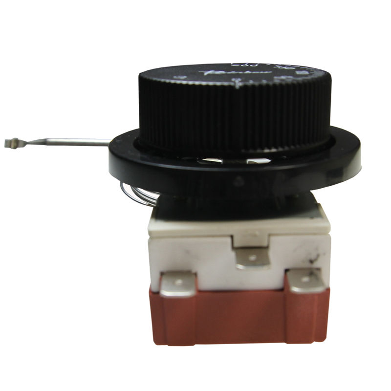 Thumbnail: Adjustable Temperature Switch / Thermostat (50–210°C, 1000mm Capillary) side view