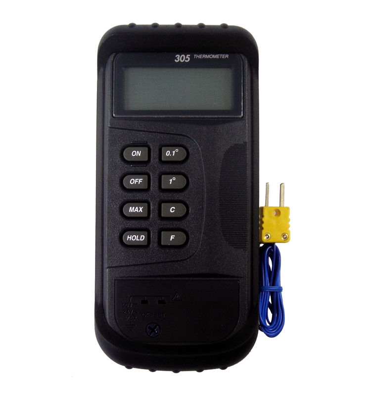 Thumbnail: Digital Thermometer 305K – Single Type K Input with Bead Probe
