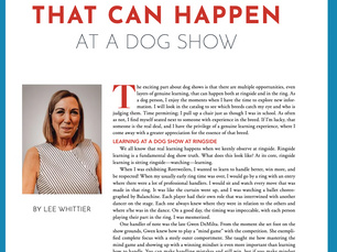 Layers of Genuine Learning at Dog Shows
