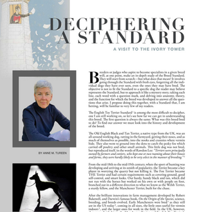 Deciphering A Standard: A Visit fo Ivory Tower