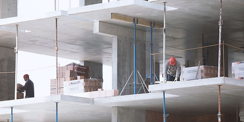 Operai del cantiere edile