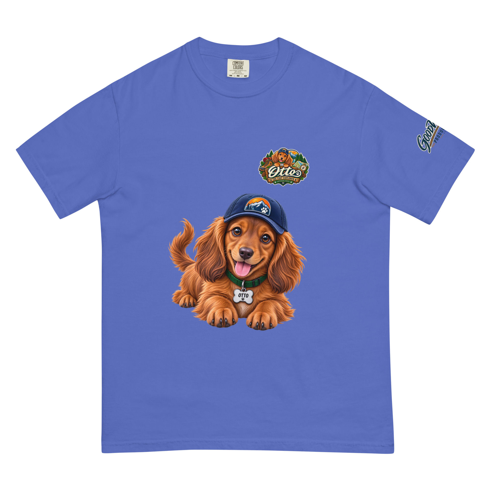 Otto The Tiny Explorer Unisex heavyweight t-shirt