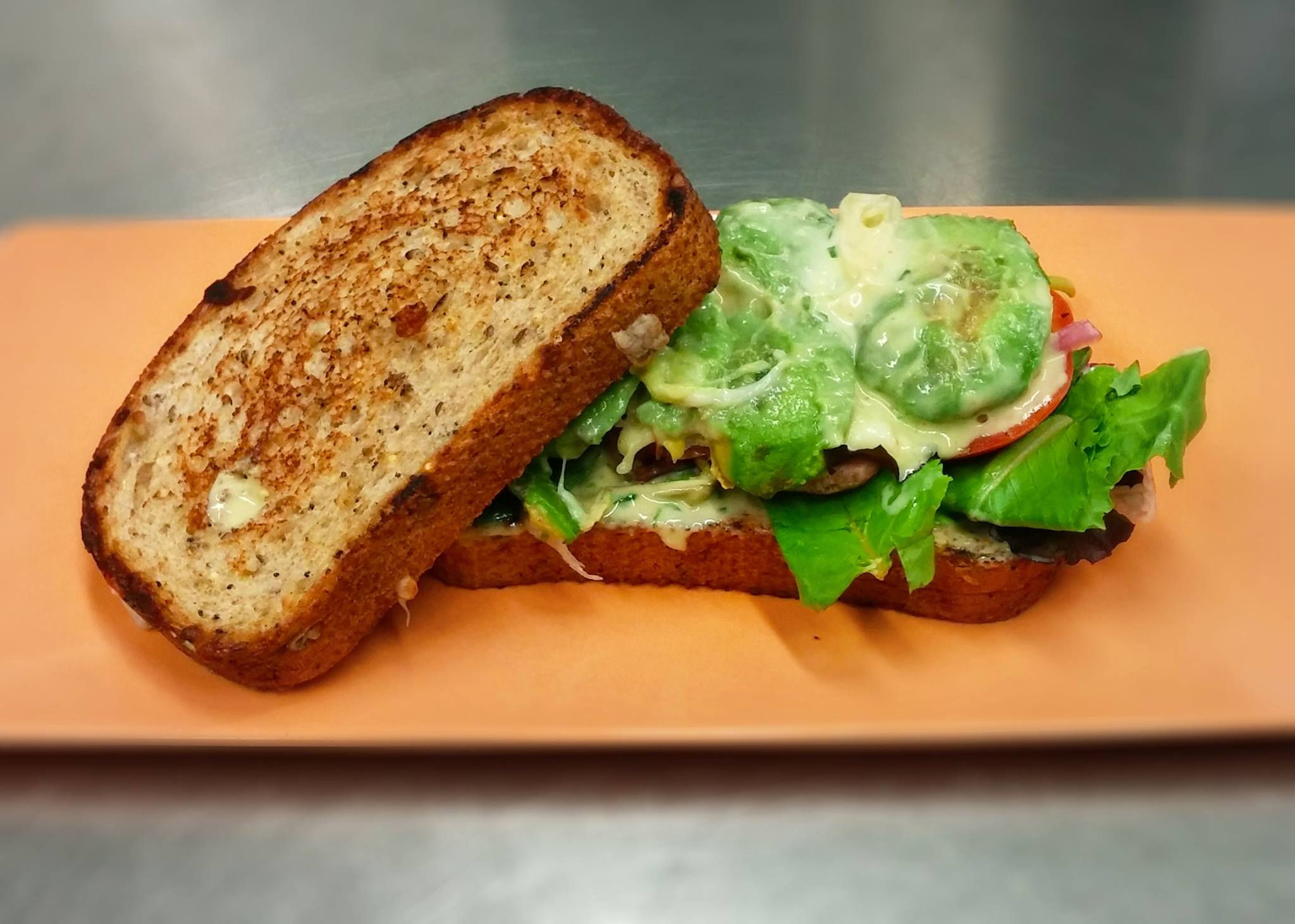 Avocado Sammy (NF/SF) plus (V) cheese alternative