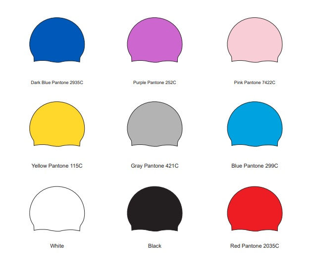 Thumbnail: SILICONE SWIM CAP - CHILD SIZE
