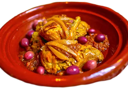 tajine de poulet aux citrons & olives