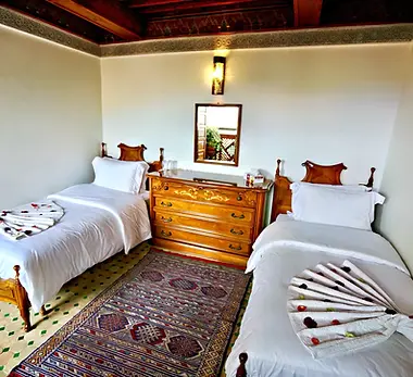 chambre à deux lits