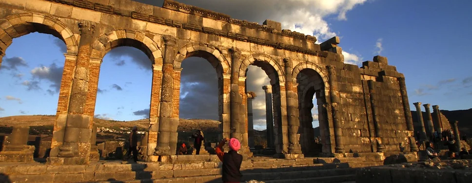 visiter  Volubilis, ville romaine