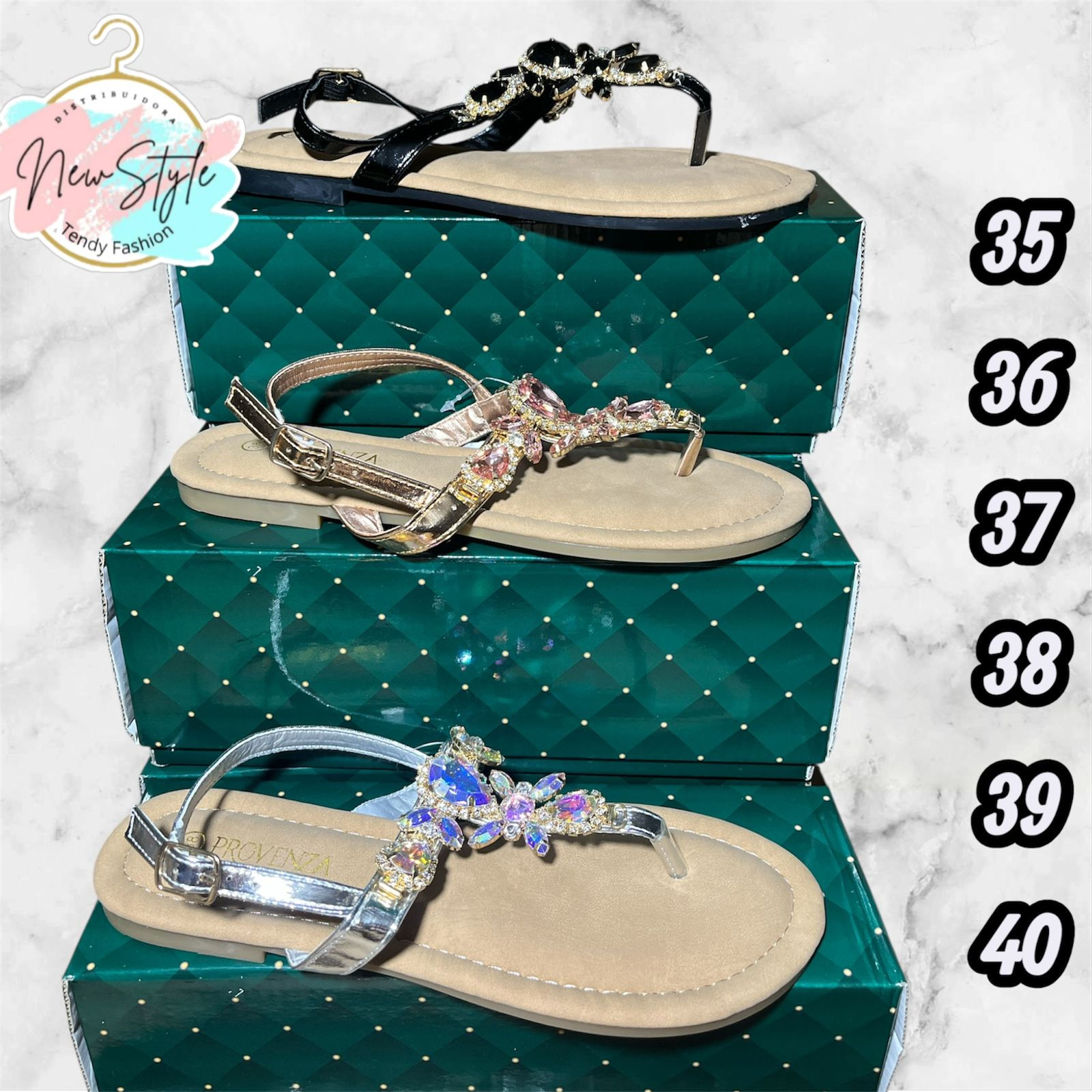 Sandalias de dama