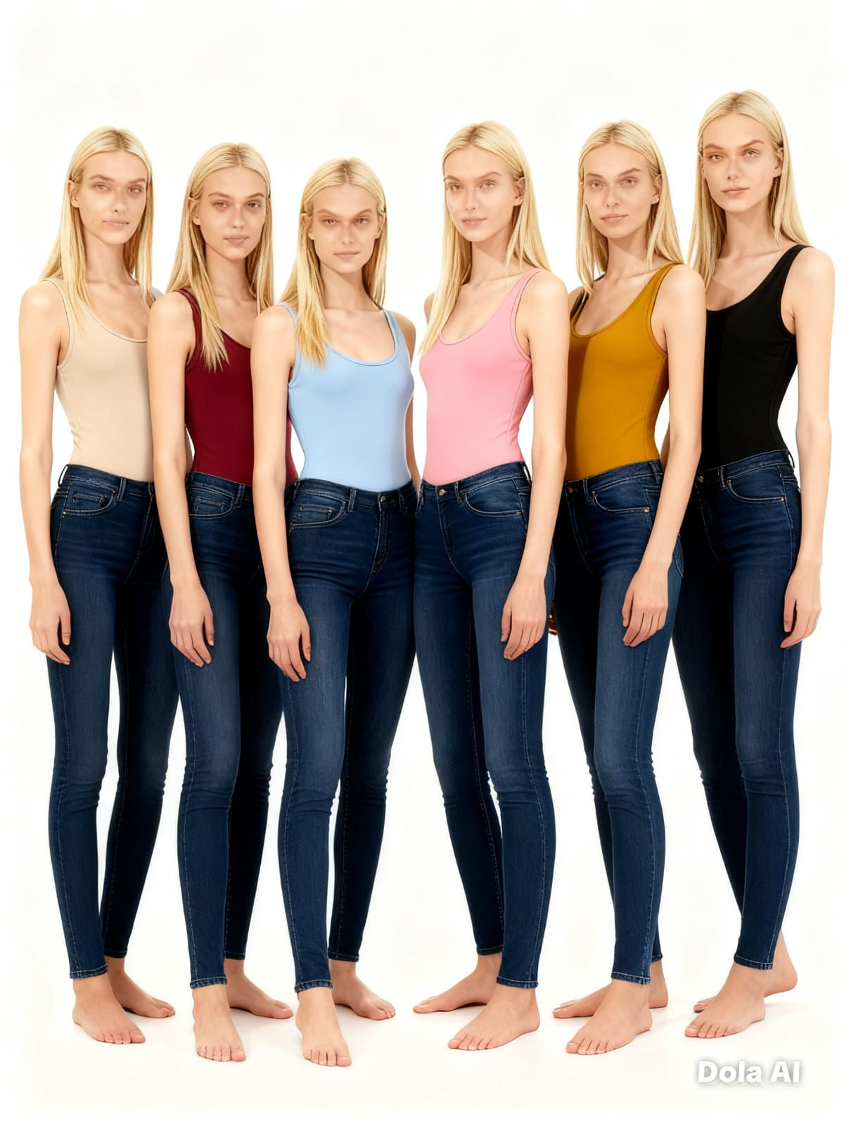 Skinny jeans para dama