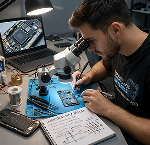 Reparo de Placas de Celular
