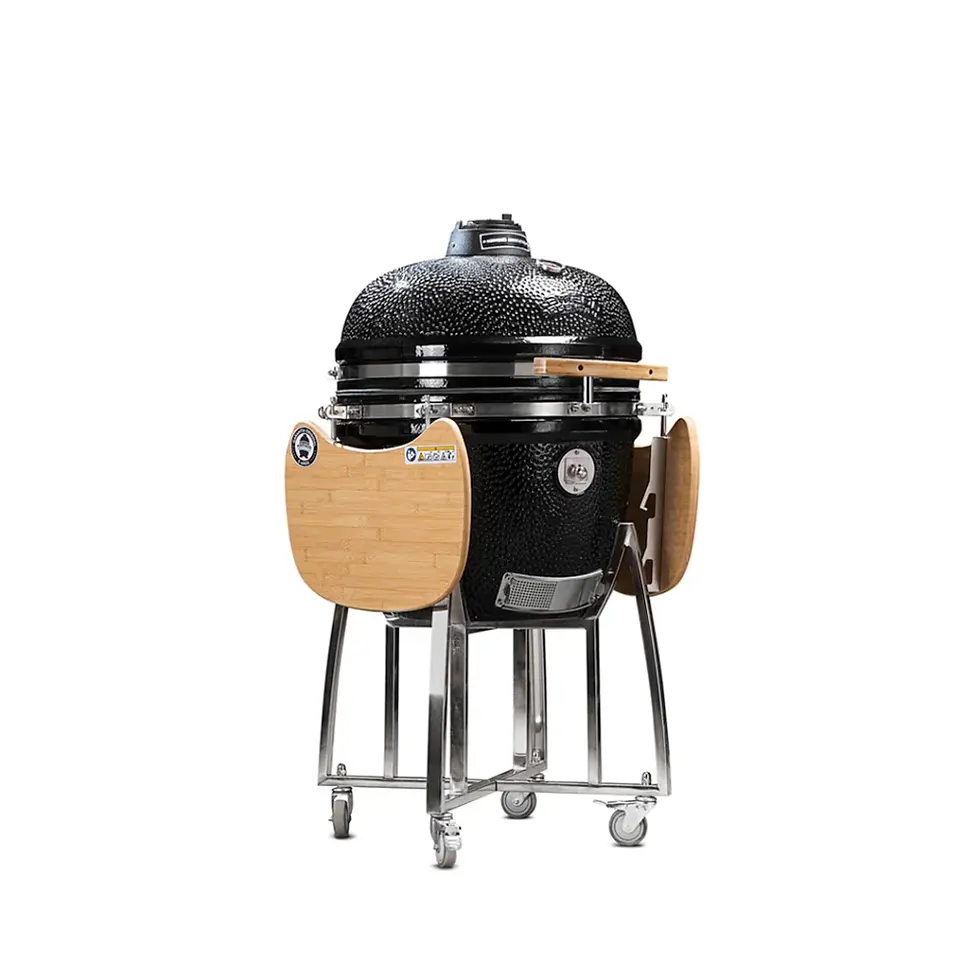 Miniatura: Kamado Argentino Gran Asador Criollo 23" color NEGRO