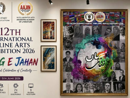 A Colourful Celebration of Creativity: 12th International Online Arts Exhibition 2026 “Rung E Jahan”