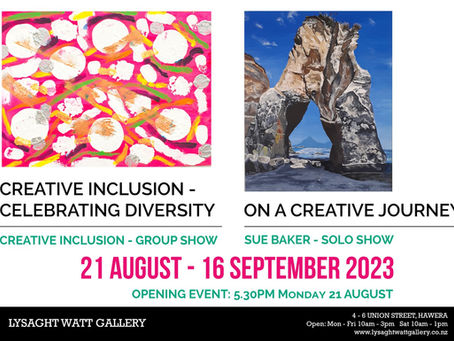 On a Creative Journey/Creative Inclusion-Celebrating Diversity 21 August - 16 September 2023