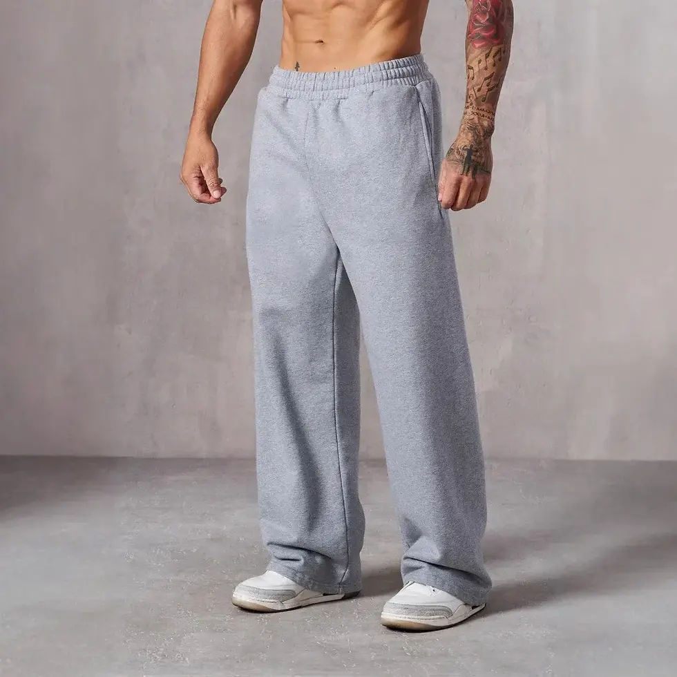 Thumbnail: Couple Set Y2K Baggy Joggers Oversized Streetwear Pants Men Women Pure Color Car