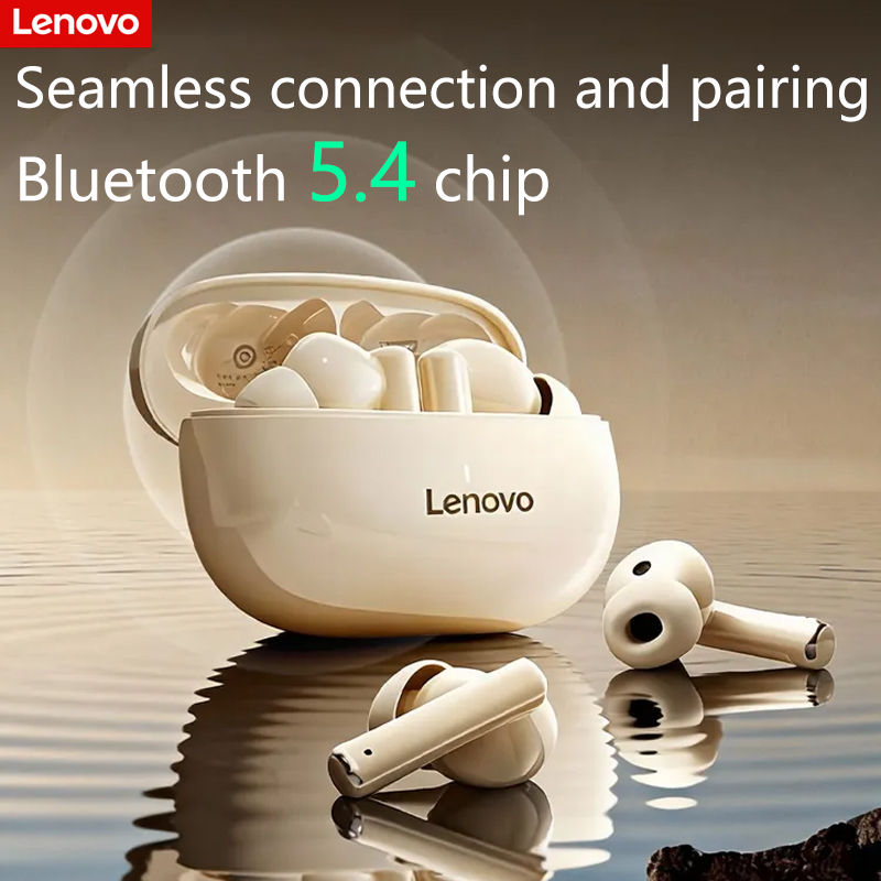 Thumbnail: Lenovo TA210 Bluetooth Wireless Headphones Built In Microphone Charging Port Noi
