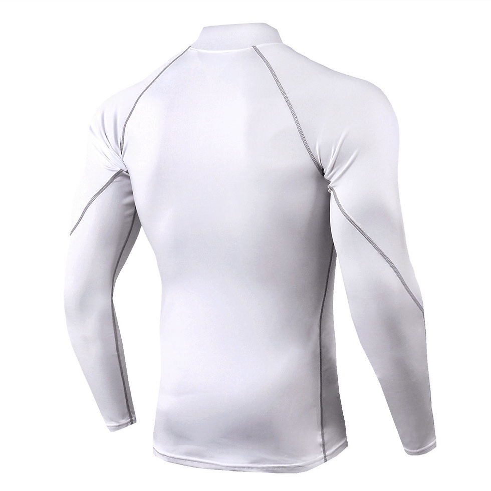 Thumbnail: Men Sport T-shirt Quick Dry Bodybuilding Running Shirt Long Sleeve Compression T