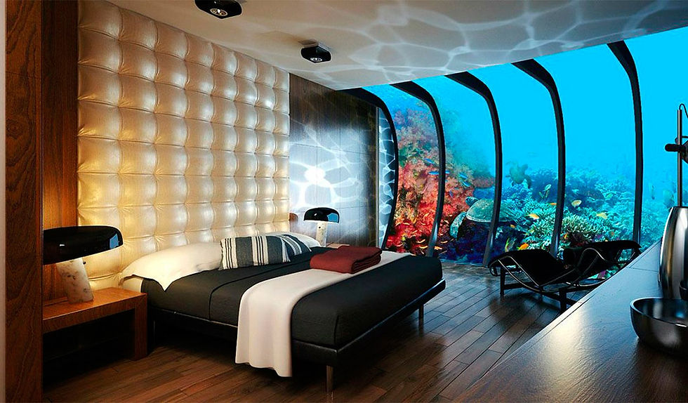 Căn phòng bên trong Poseidon Undersea Resort, Fiji