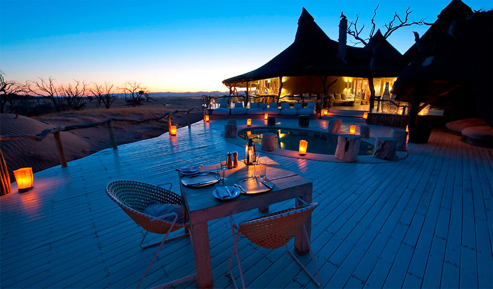 Buổi xế chiều tại khu resort Little Kulala.